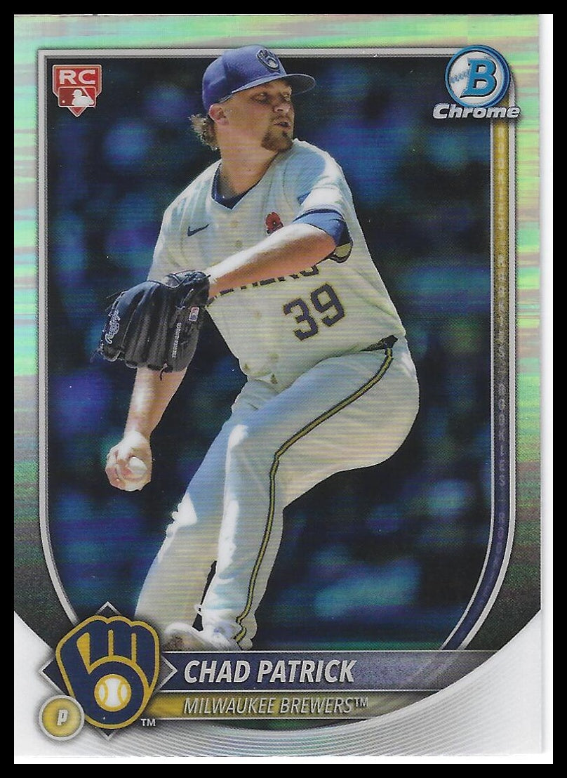 2025 Bowman Chrome #28 Chad Patrick Red Rookie Redemption RC