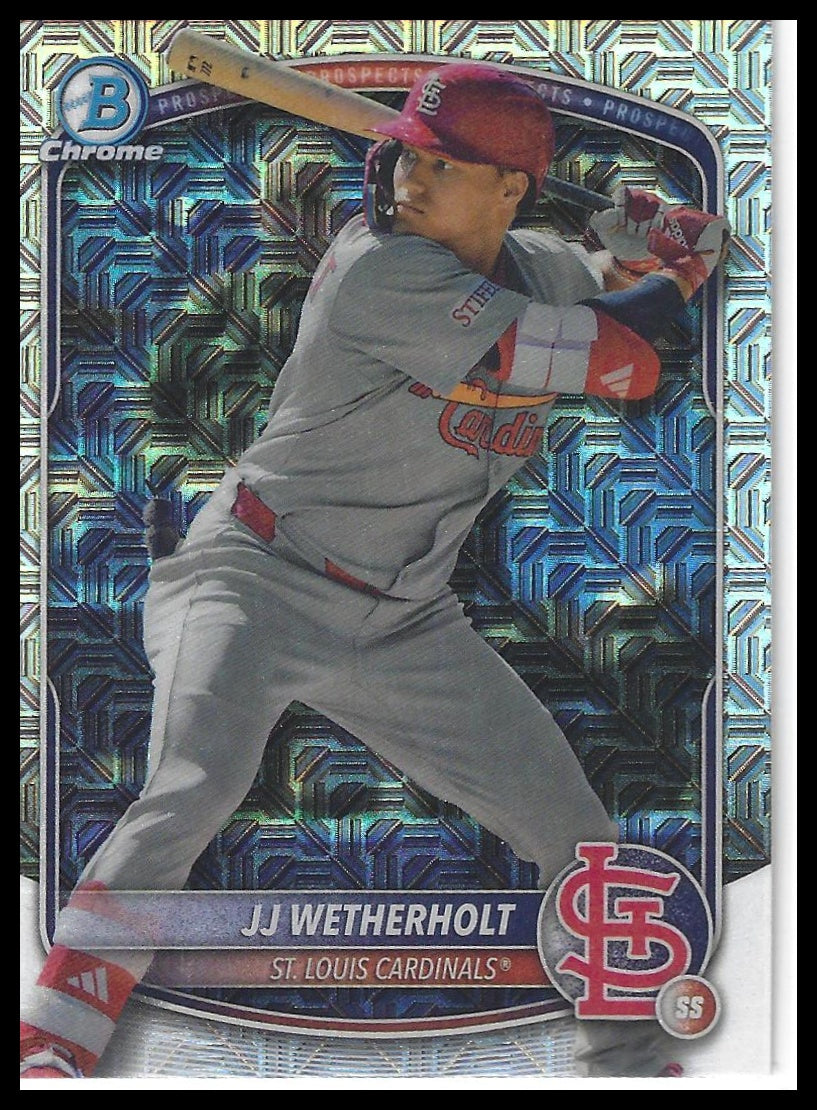 2025 Bowman Chrome #BCP-241 JJ Wetherholt Prospects Mojo
