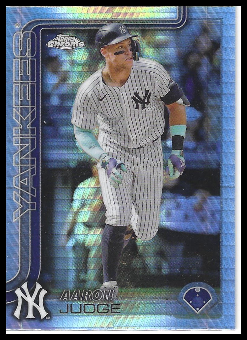2025 Topps Chrome #99 Aaron Judge Prism Refractors