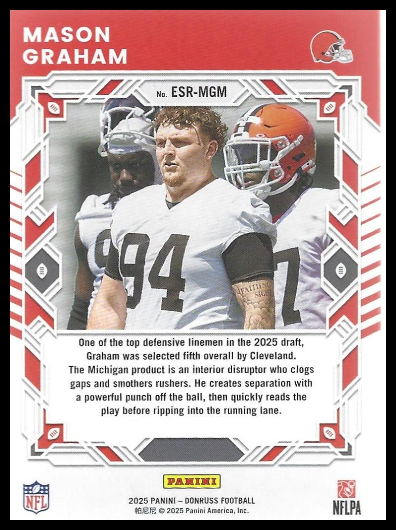 2025 Donruss #ESR-MGM Mason Graham The Elite Series Rookies