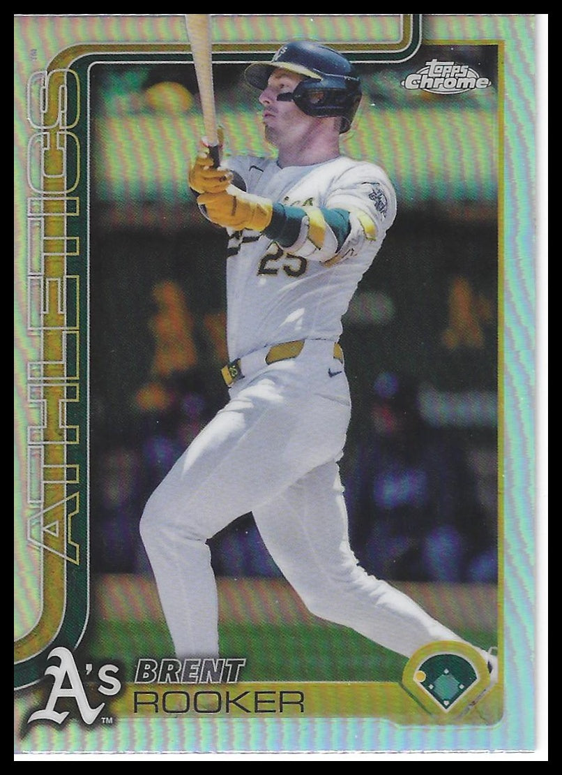 2025 Topps Chrome #54 Brent Rooker Refractors