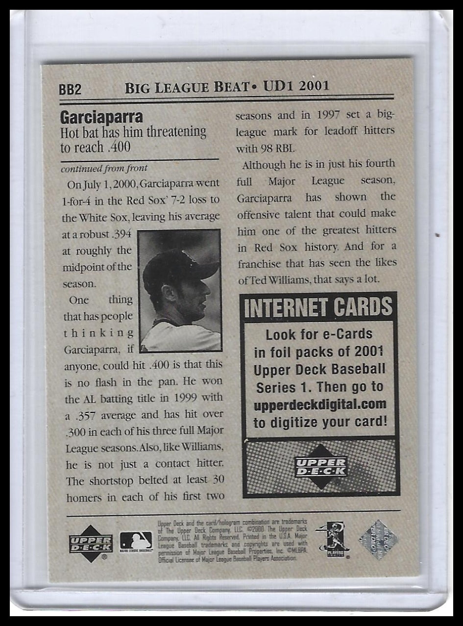 2001 Upper Deck #BB2 Nomar Garciaparra Big League Beat