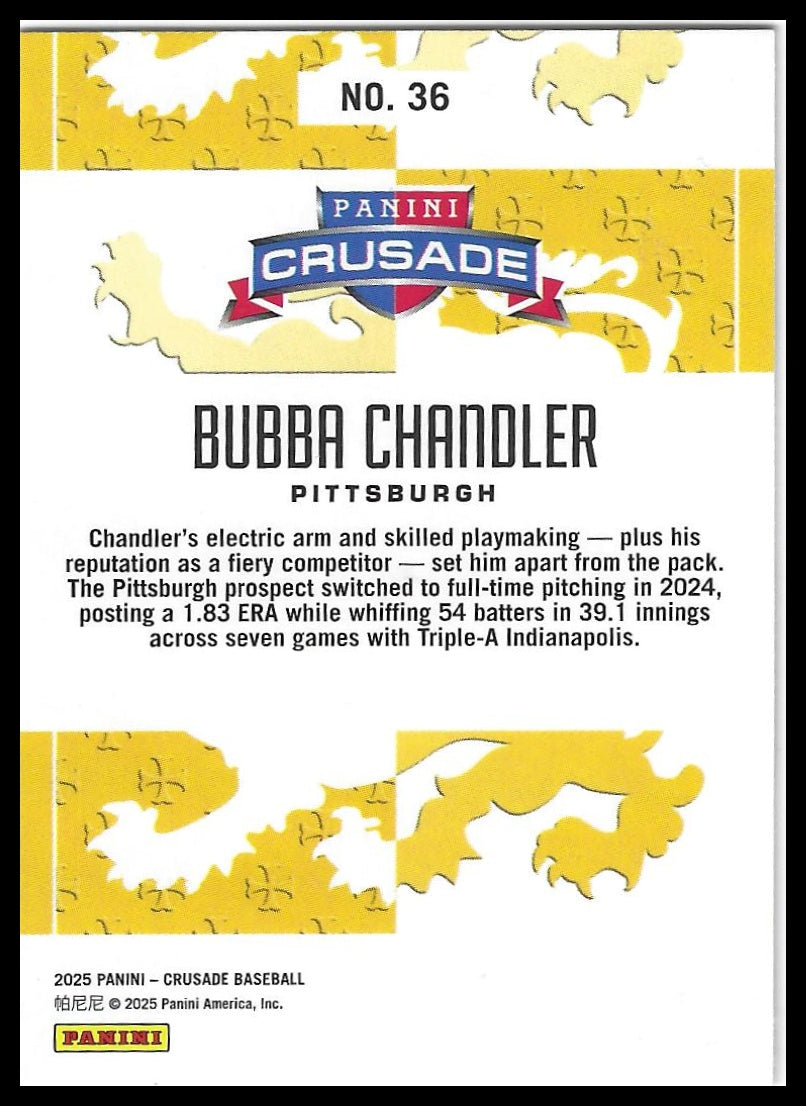 2025 Panini Crusade #36 Bubba Chandler