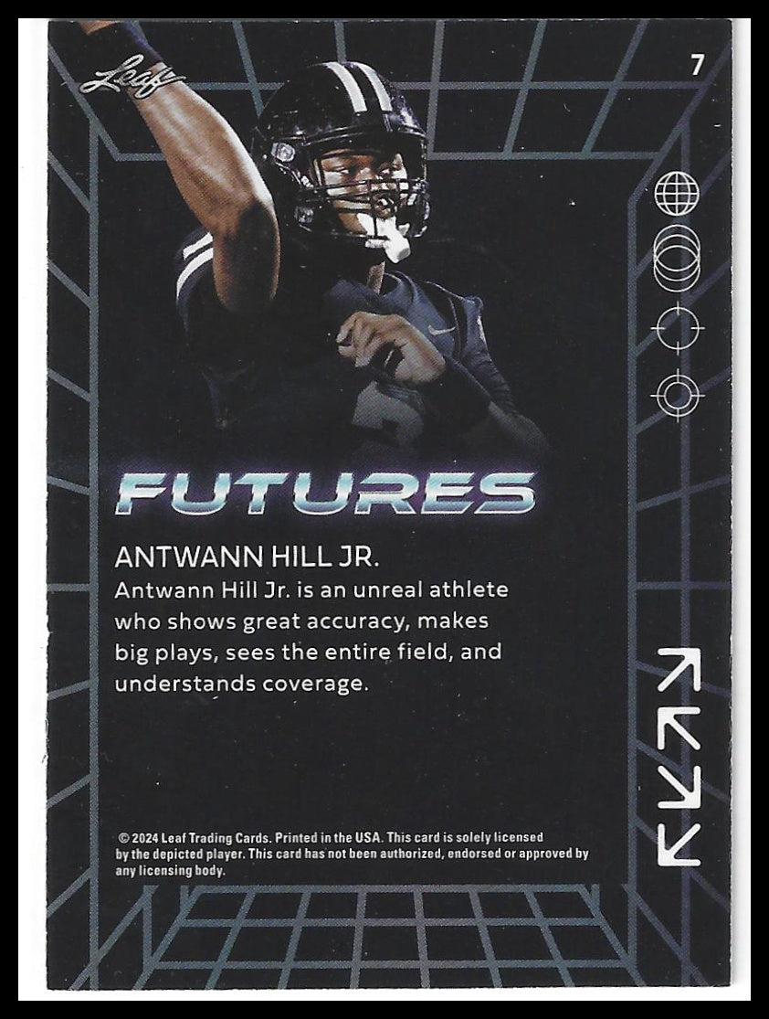 2024 Leaf Futures #7 Antwann Hill Jr.