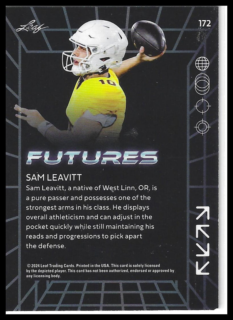 2024 Leaf Futures #172 Sam Leavitt