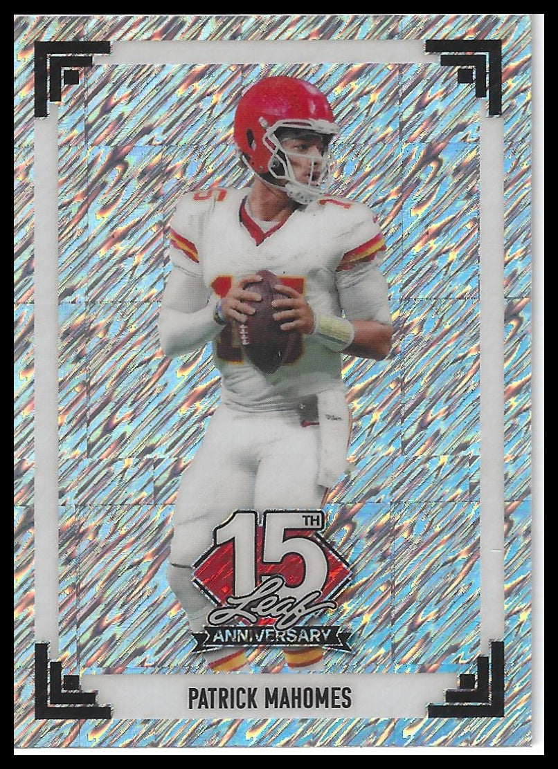 2025 Leaf National 1991 Base Shimmer Silver Patrick Mahomes #/15