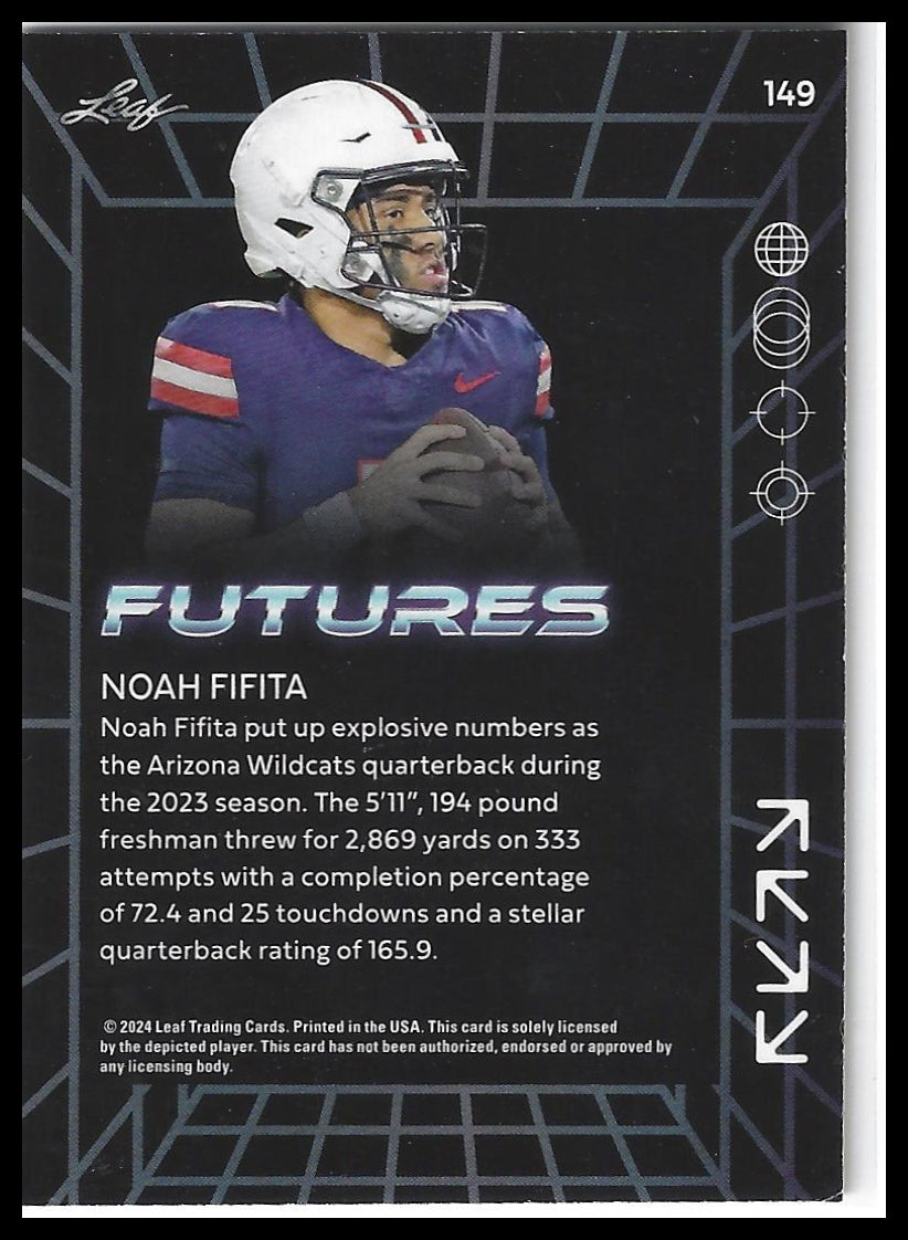 2024 Leaf Futures #149 Noah Fifita Red #/199