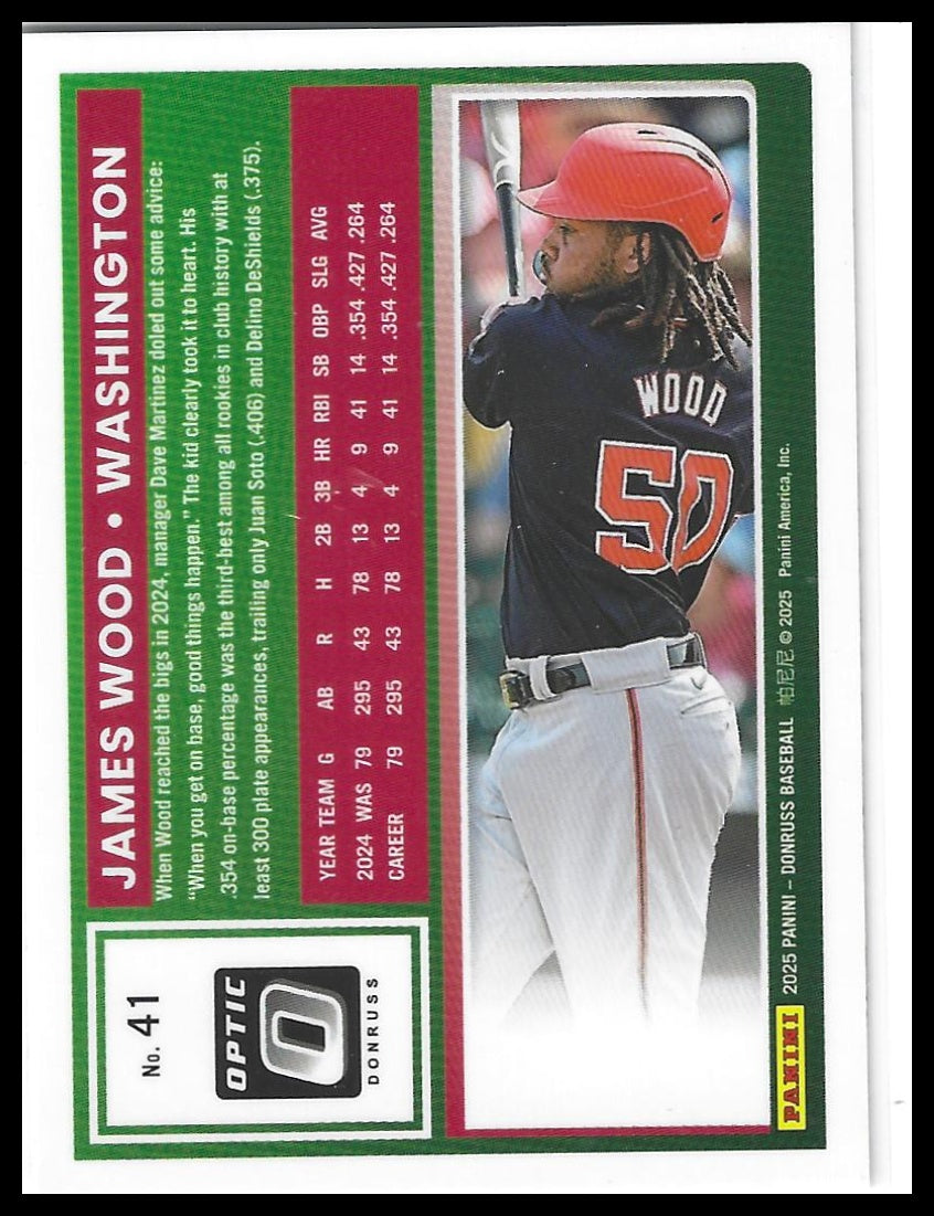 2025 Donruss #41 James Wood Optic