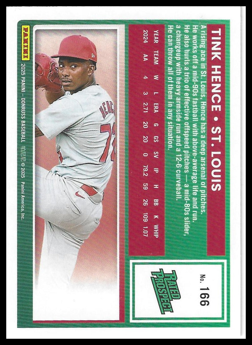 2025 Donruss #166 Tink Hence Liberty