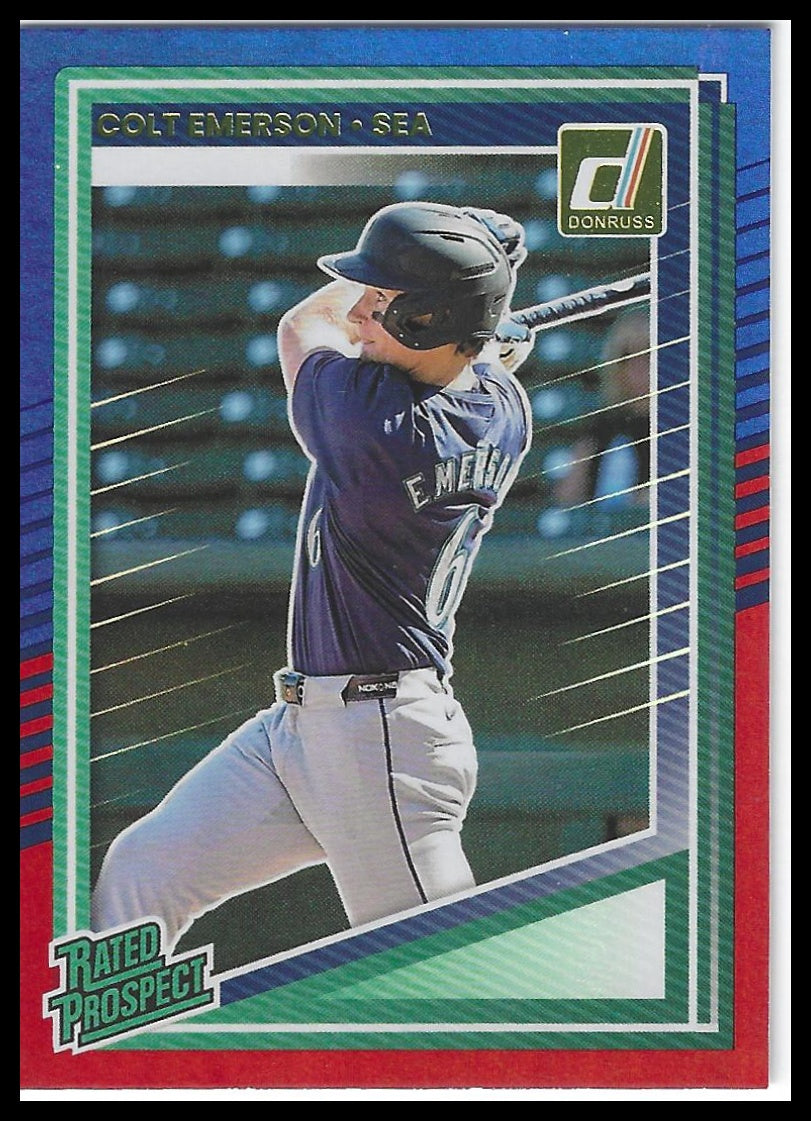 2025 Donruss #180 Colt Emerson Red and Blue