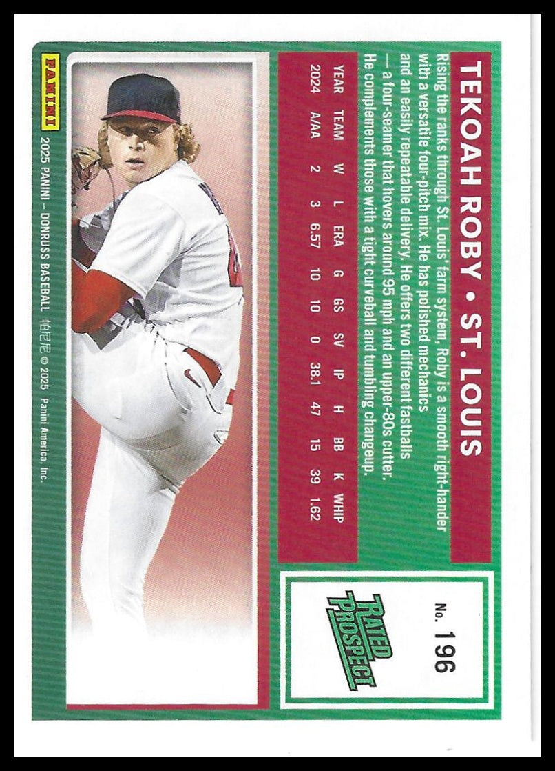 2025 Donruss #196 Tekoah Roby Liberty