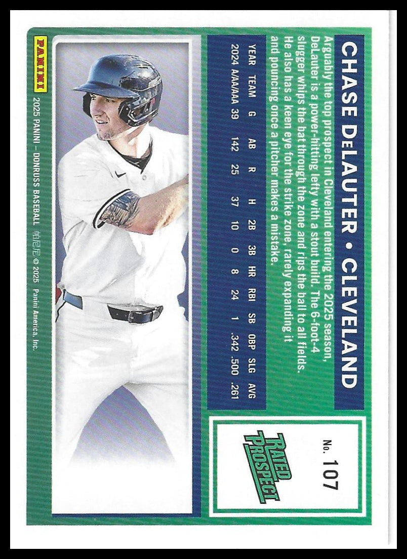 2025 Donruss #107 Chase DeLauter Liberty