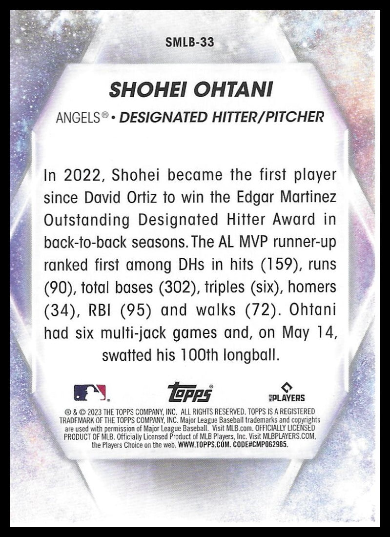 2023 Topps #SMLB-33 Shohei Ohtani Stars of MLB