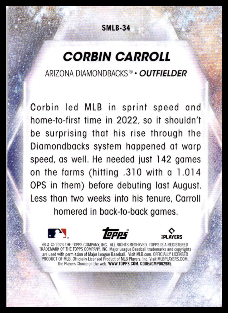 2023 Topps #SMLB-34 Corbin Carroll Stars of MLB