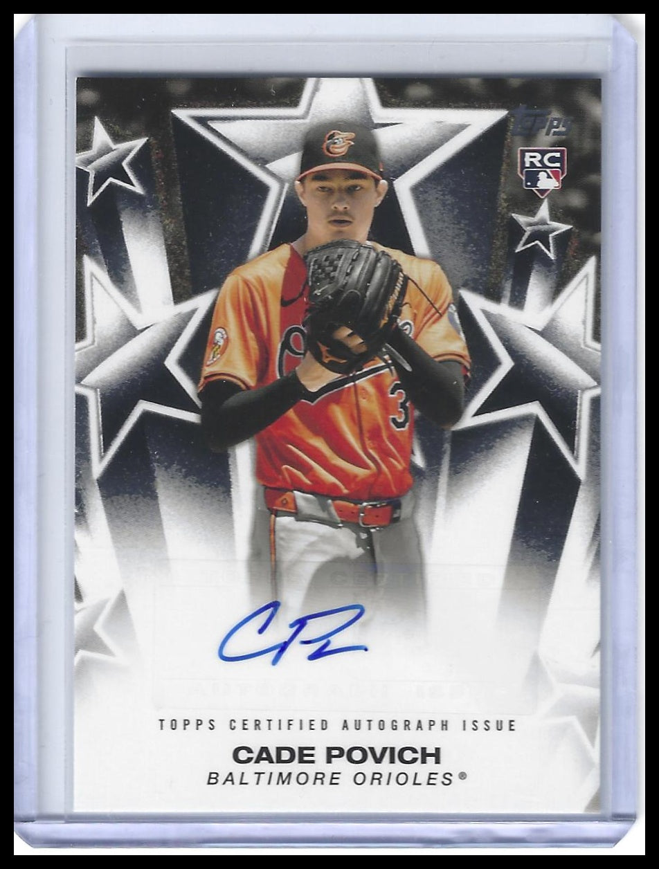2025 Topps #BSA-CP Cade Povich Baseball Stars Autographs (Series One)