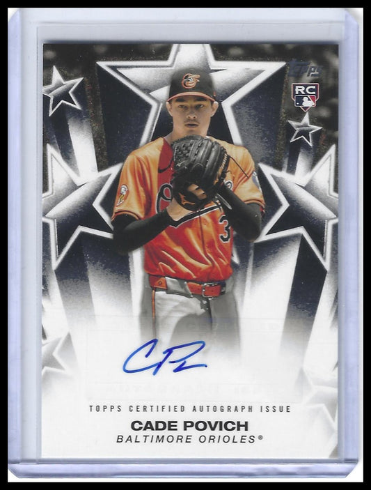 2025 Topps #BSA-CP Cade Povich Baseball Stars Autographs (Series One)