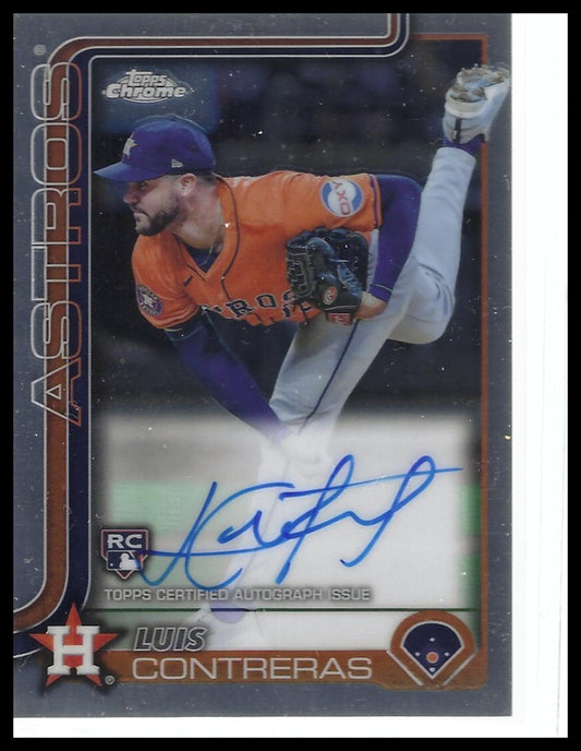 2025 Topps Chrome #RA-LC Luis Contreras Rookie Autographs