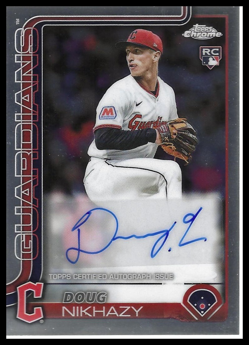 2025 Topps Chrome Update #AC-DN Doug Nikhazy Chrome Update Autographs