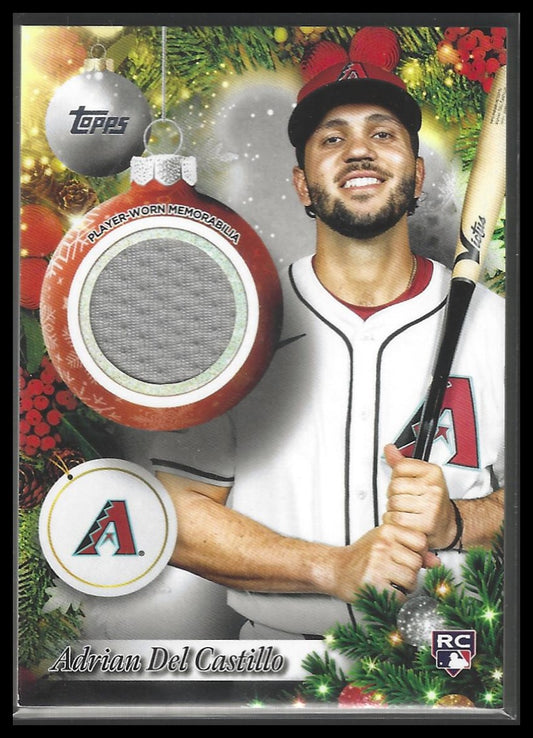 2025 Topps Holiday #PR-AD Adrian Del Castillo Player Relics