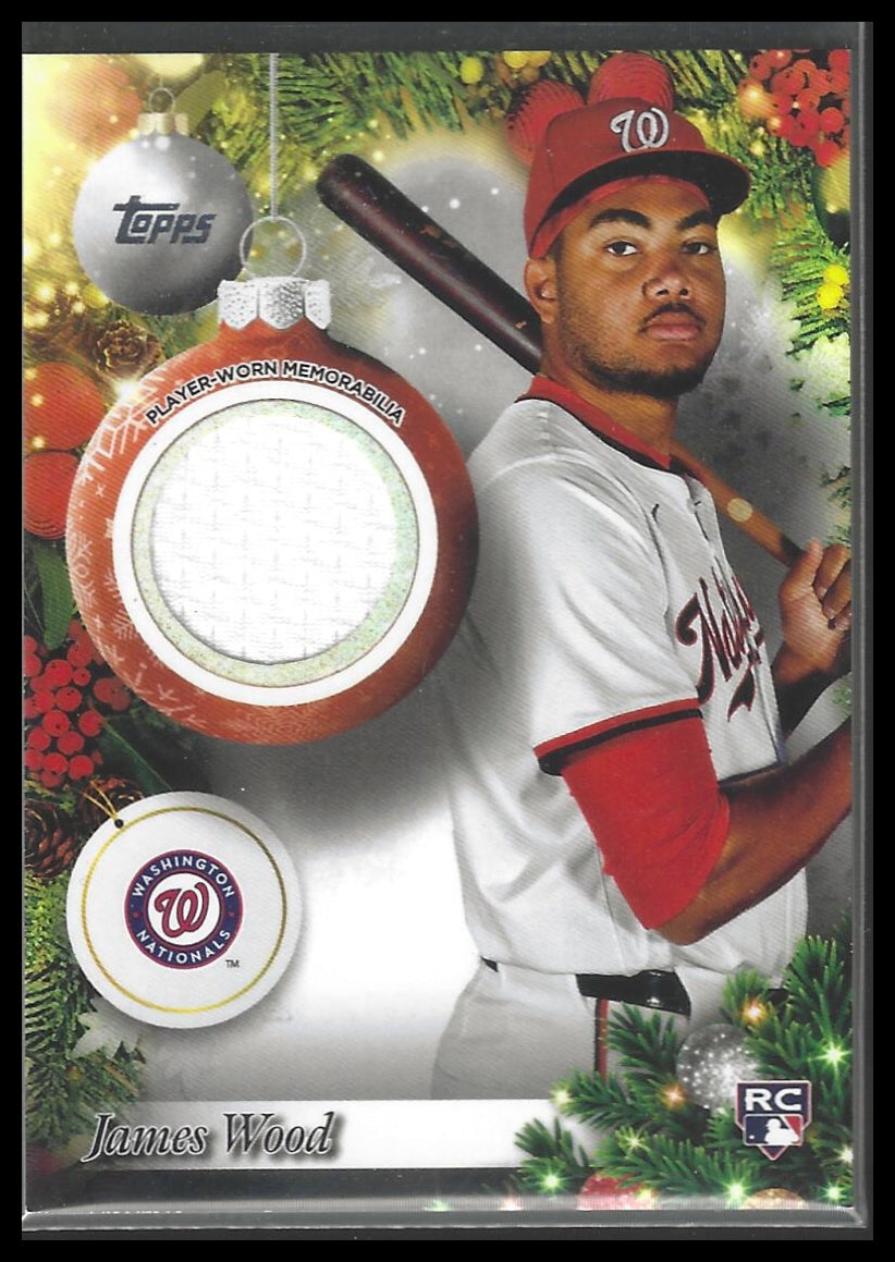 2025 Topps Holiday #PR-JWO James Wood Player Relics