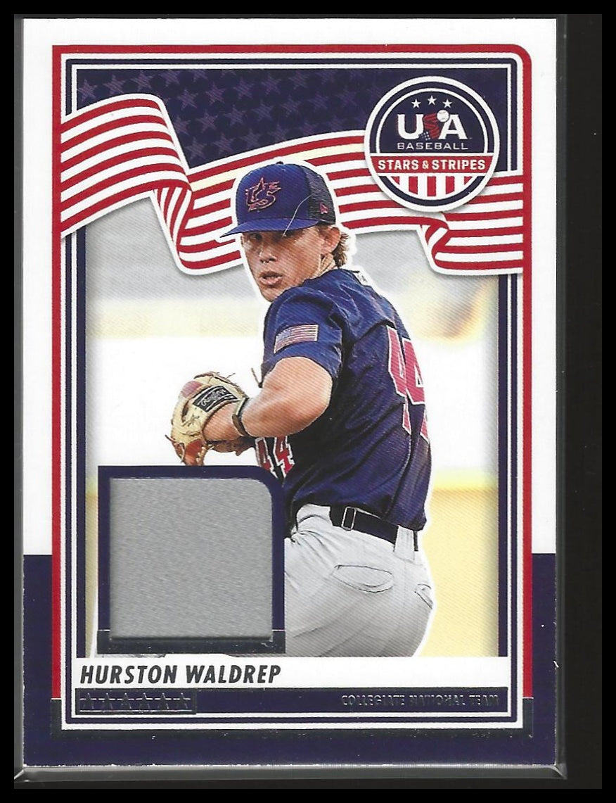 2025 Panini Stars & Stripes USA Baseball #USA-HW Hunter Watson USA Materials