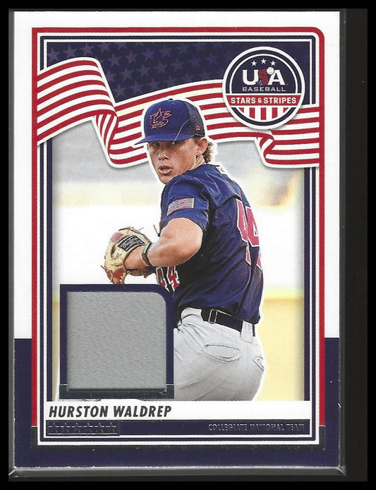2025 Panini Stars & Stripes USA Baseball #USA-HW Hunter Watson USA Materials