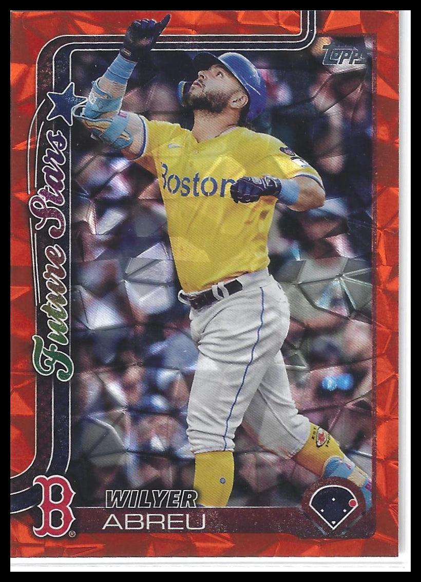 2025 Topps #367 Wilyer Abreu Orange Diamante #/25