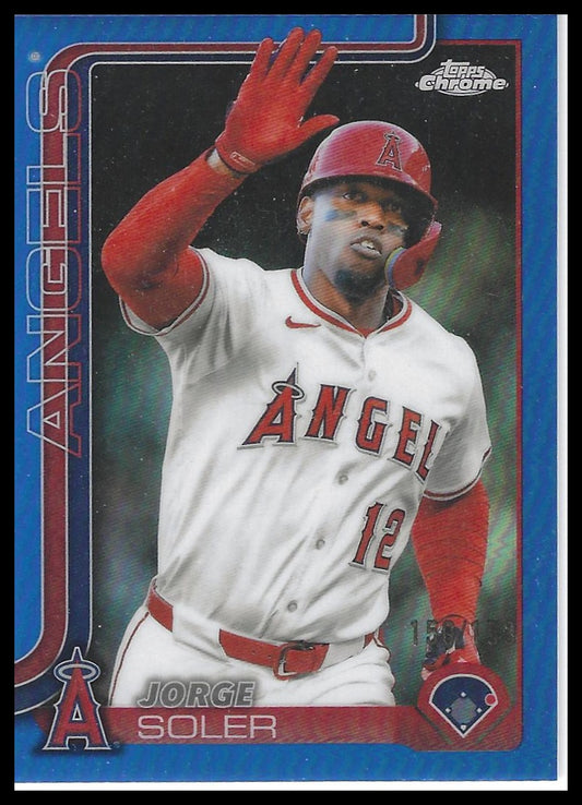 2025 Topps Chrome Update #USC133 Jorge Soler Blue Refractors #/150