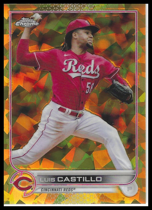 2022 Topps Chrome Sapphire Edition #392 Luis Castillo Gold #/50