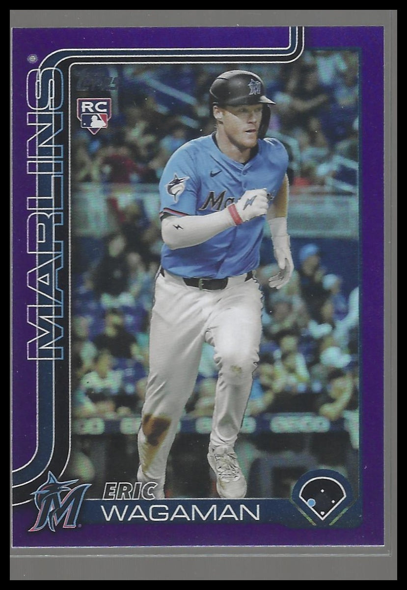 2025 Topps Update #US310 Eric Wagaman Purple Holo Foil #/250