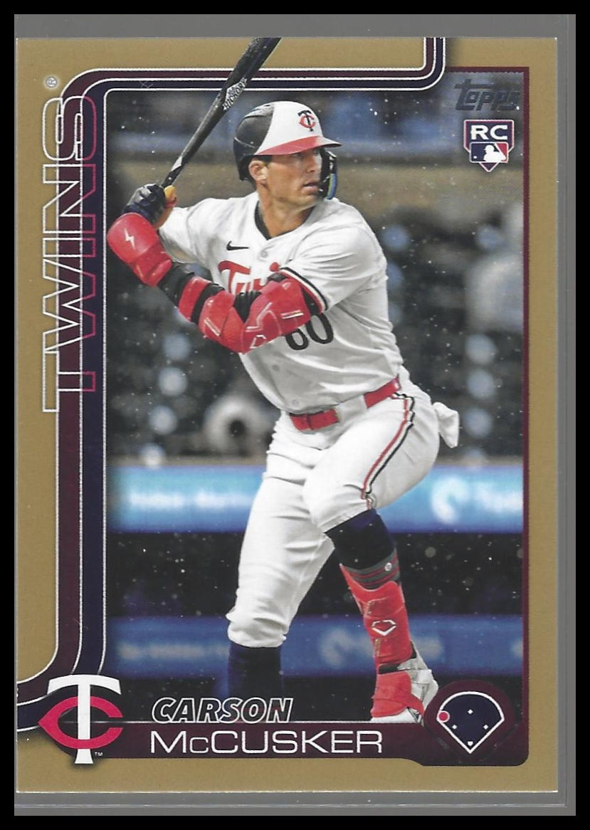 2025 Topps Update #US279 Carson McCusker Gold #/2025