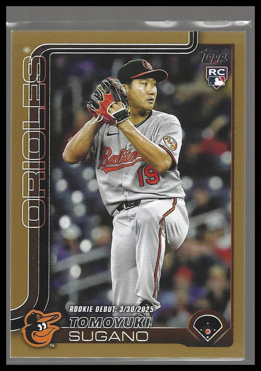 2025 Topps Update #US55 Tomoyuki Sugano Gold #/2025