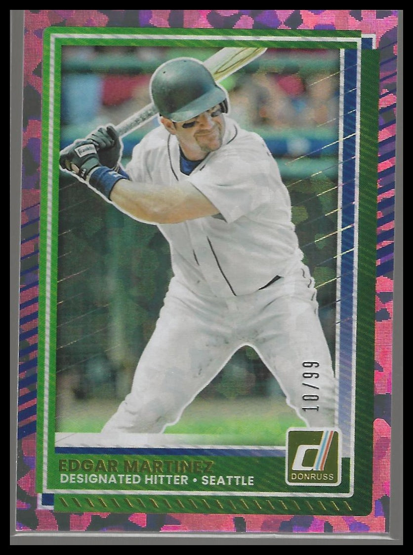 2025 Donruss #10 Edgar Martinez Purple Ice #/99