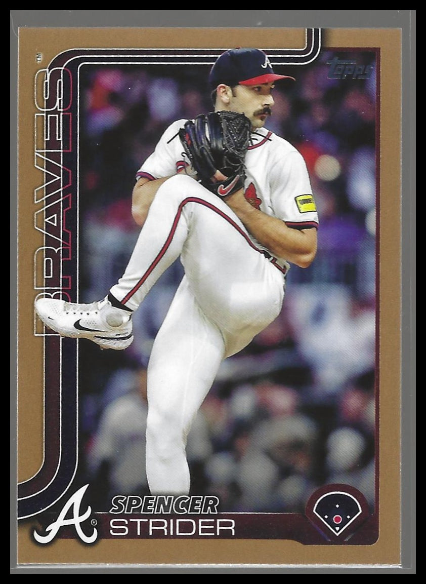 2025 Topps #579 Spencer Strider Gold #/2025