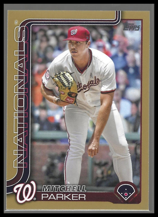 2025 Topps #684 Mitchell Parker Gold #/2025