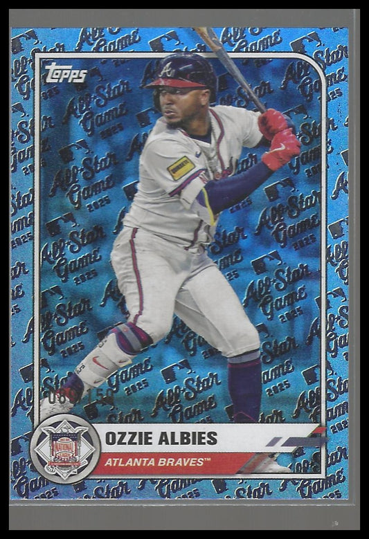 2025 Topps All-Star Game #44 Ozzie Albies Blue Foil #/150