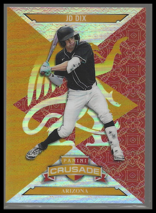 2025 Panini Crusade #21 JD Dix Crusade Gold #/10