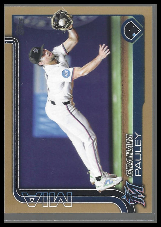 2025 Topps Update #US188 Graham Pauley Gold #/2025