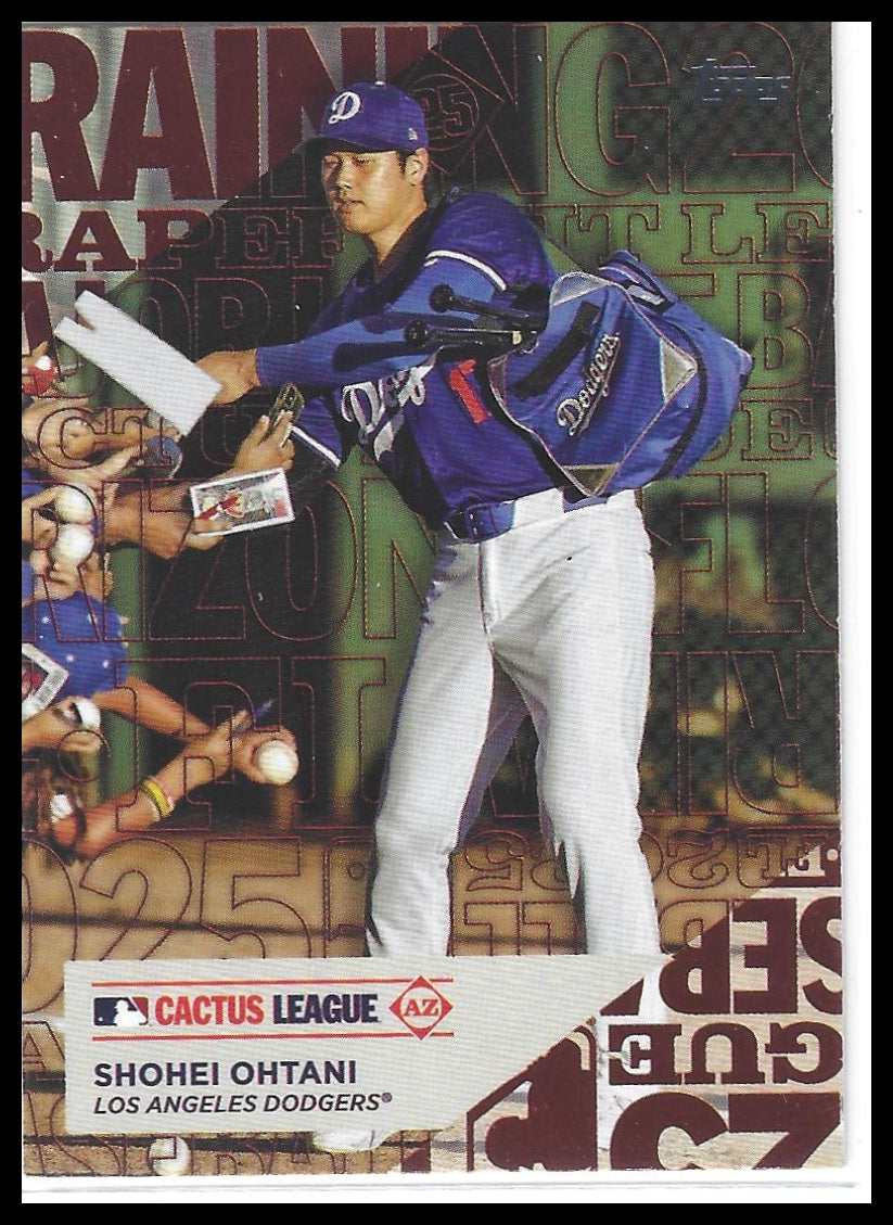 2025 Topps #TG-10 Shohei Ohtani Training Grounds