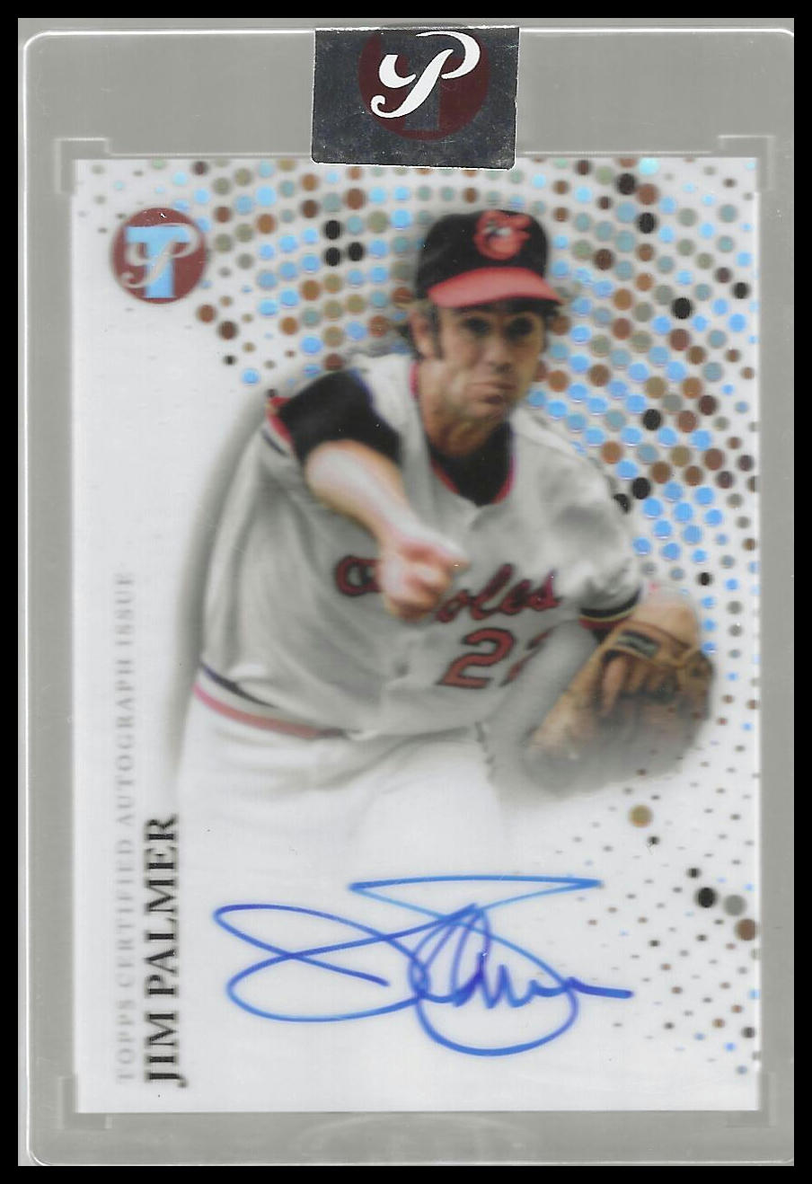 2022 Topps Pristine #PA-JPA Jim Palmer Pristine Autographs