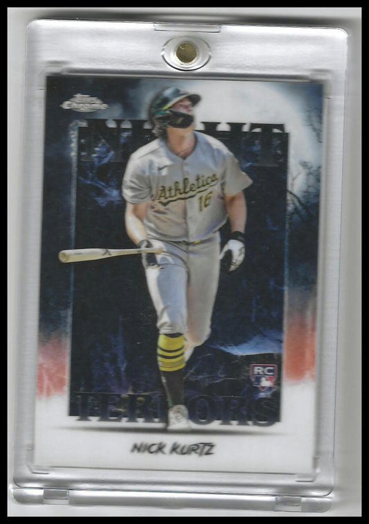 2025 Topps Chrome Update #NT-5 Nick Kurtz Night Terrors