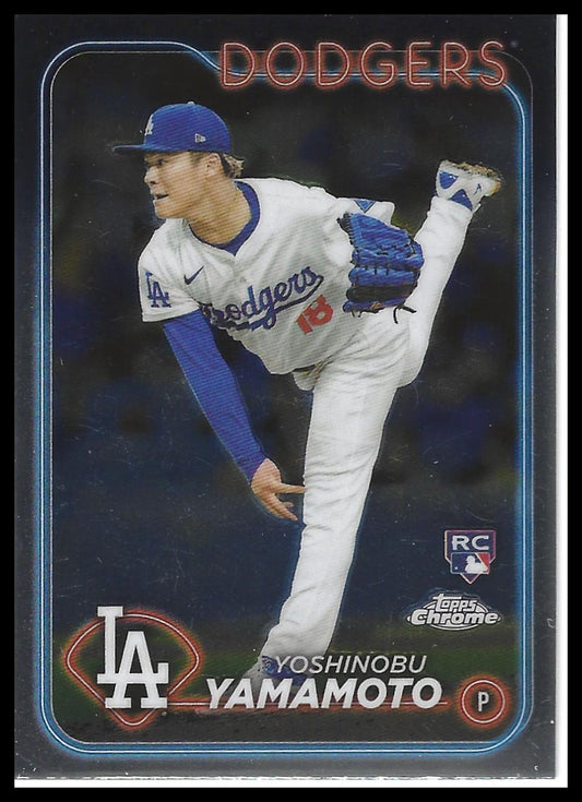 2024 Topps Chrome #18 Yoshinobu Yamamoto