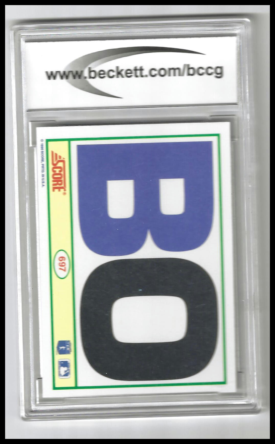 1990 Score #697 BO BCCG Mint 10