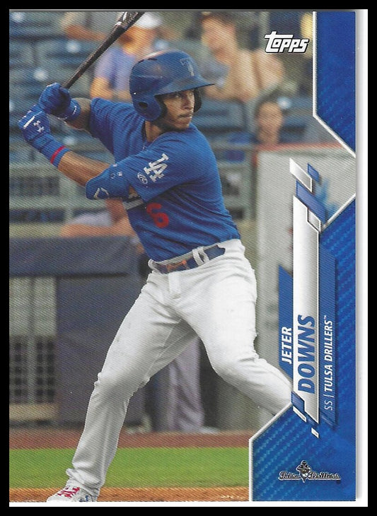 2020 Topps Pro Debut #PD-167 Jeter Downs Blue #/150