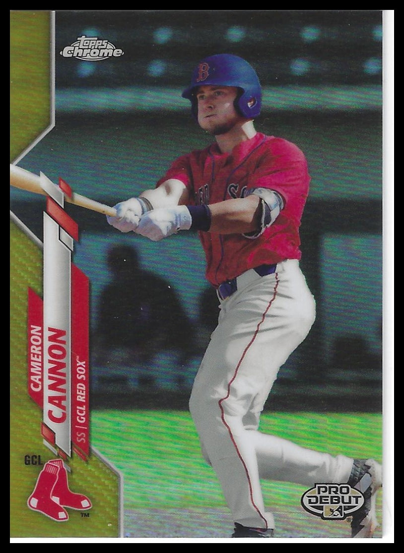 2020 Topps Pro Debut #PDC-178 Cameron Cannon Chrome Gold #/75