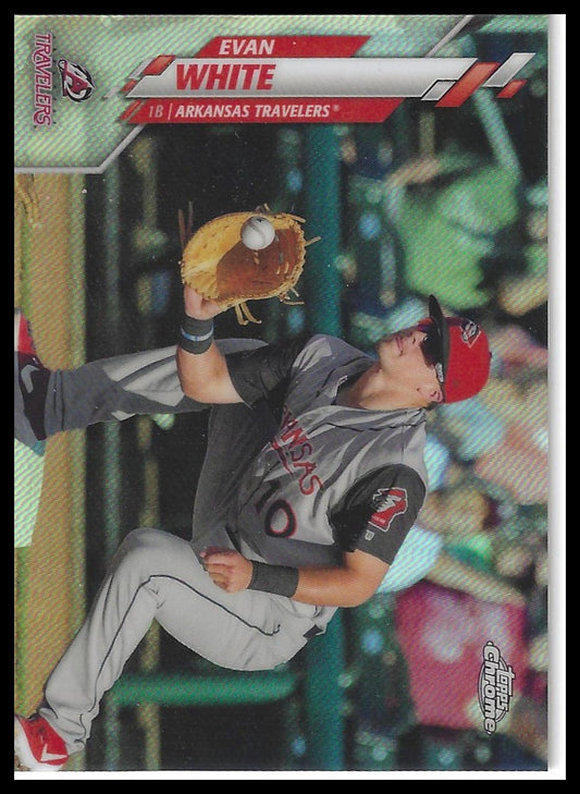 2020 Topps Pro Debut #PDC-180 Evan White Chrome Refractor #/99