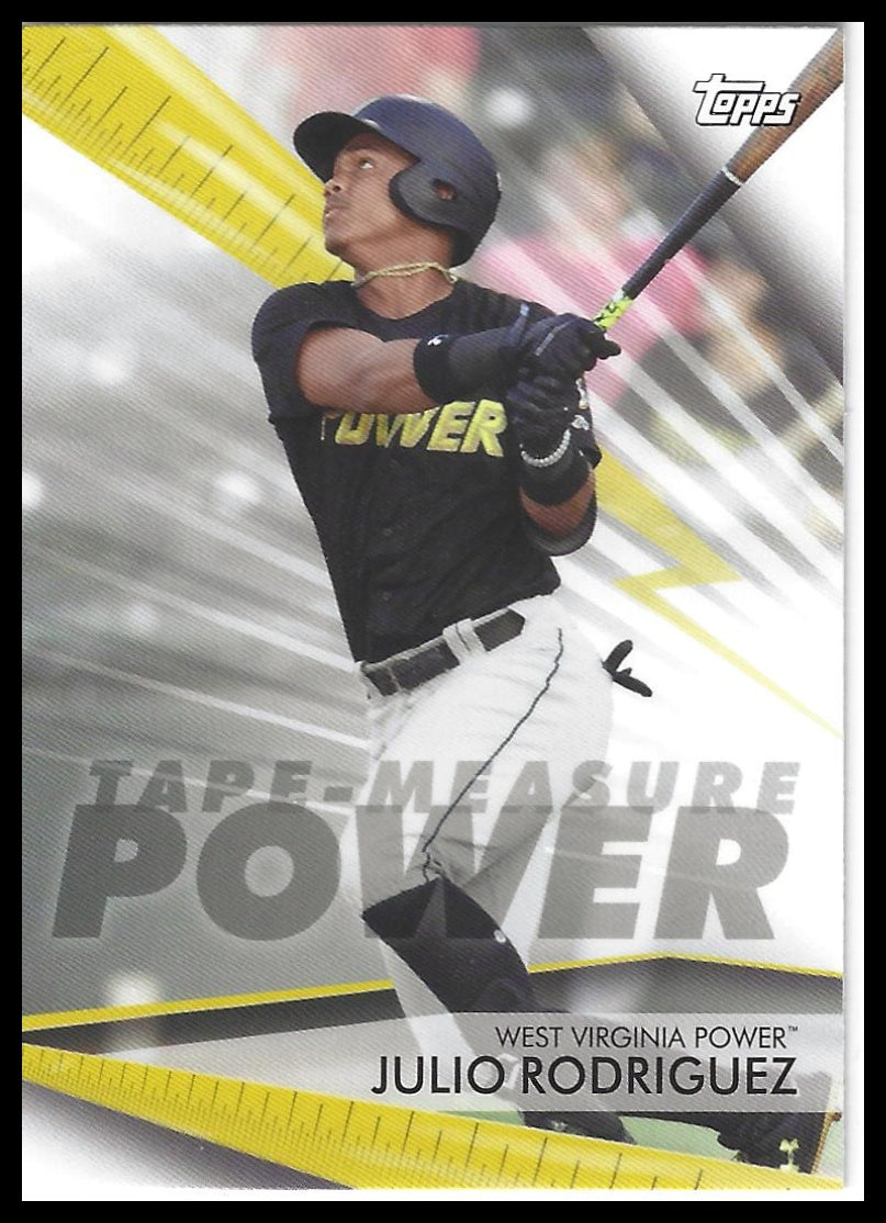 2020 Topps Pro Debut #TMP-JR Julio Rodriguez Tape-Measure Power