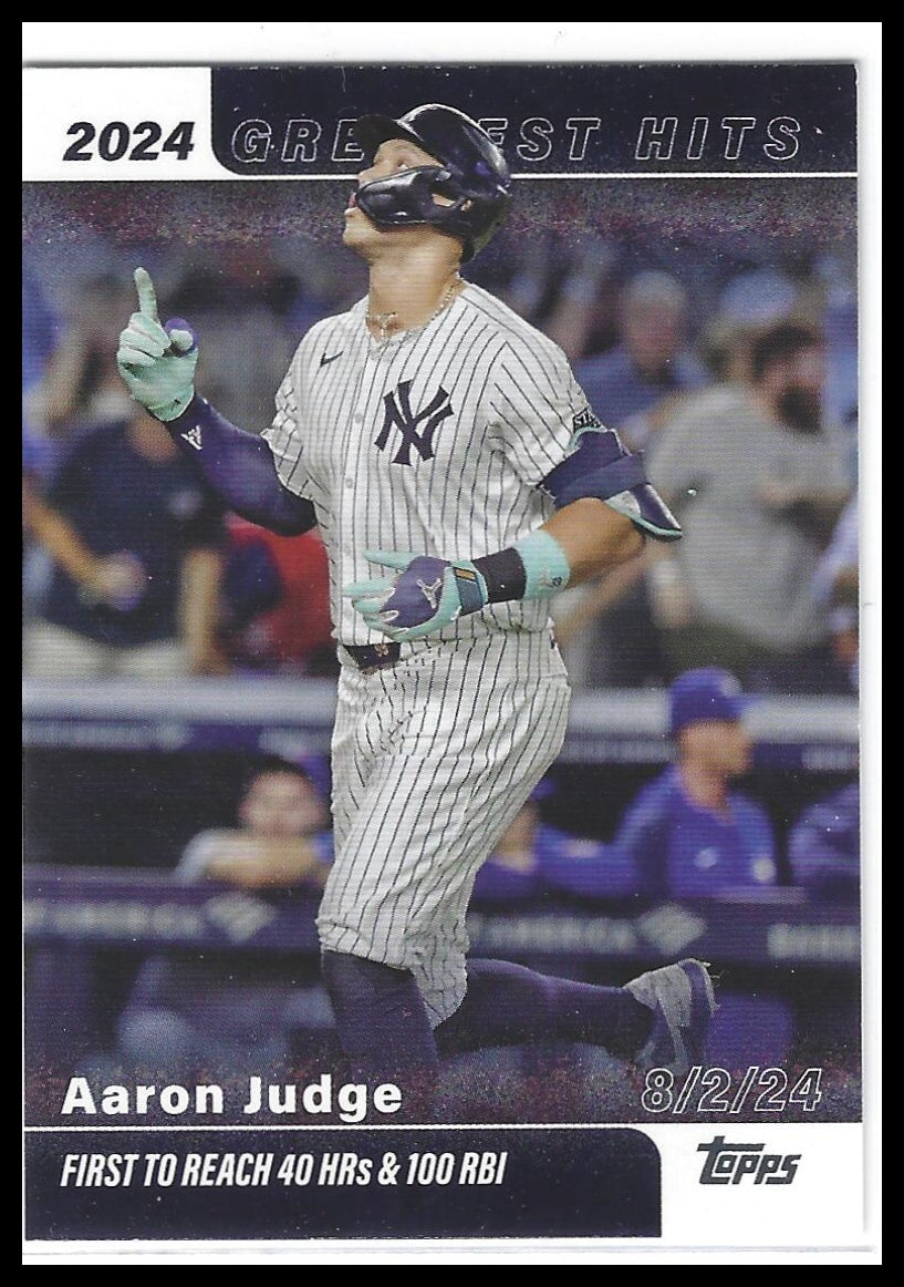 2025 Topps #GH-1 Aaron Judge 2024 Greatest Hits