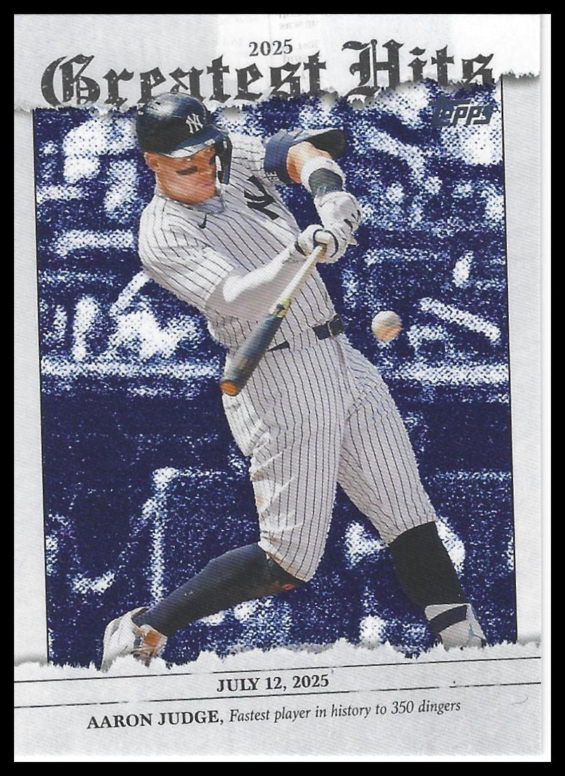 2026 Topps #GH-2 Aaron Judge 2025 Greatest Hits