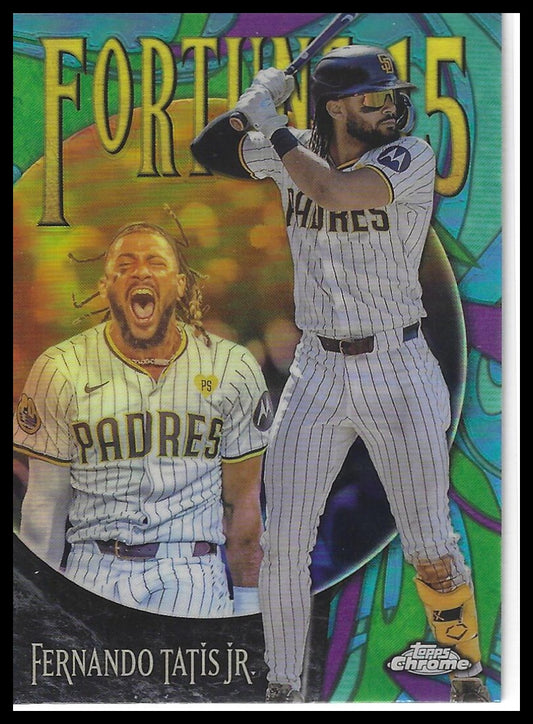 2025 Topps Chrome #F15-3 Fernando Tatis Jr. Fortune 15